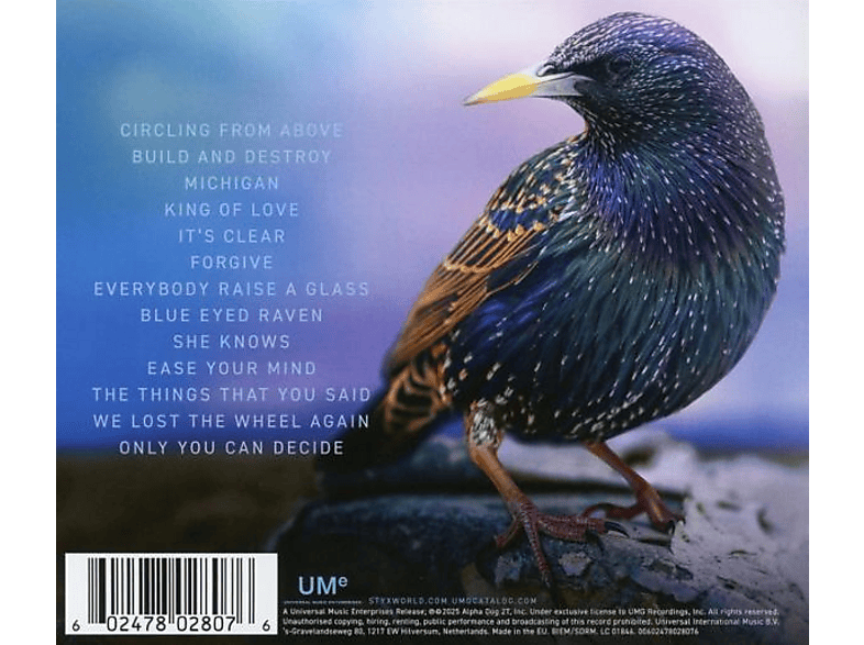 Thumbnail - Styx - Circling From Above (CD)