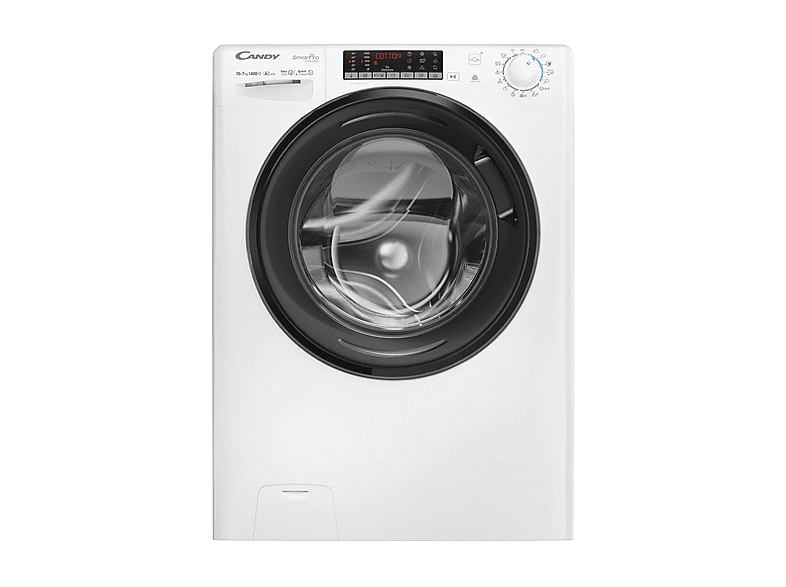 Candy Csow41076Twmb8-S Lavasciuga, Caricamento Frontale, Capacità Lavaggio 10 Kg, Asciugatura 7 17 Programmi, Profondità 58 Cm, Classe A