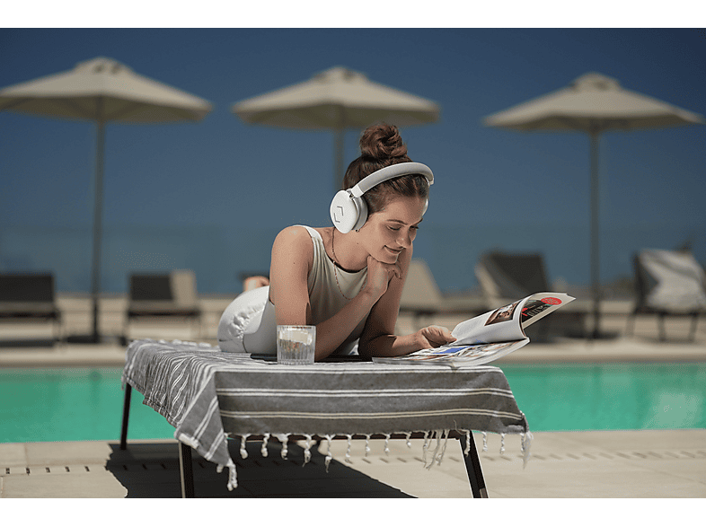 Thumbnail - ISY IBH-2300-WT, Over-ear Kopfhörer Bluetooth Weiß