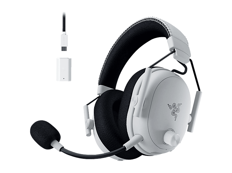 RAZER BlackShark V3 Pro, Over-ear Gaming Headset Bluetooth Weiß