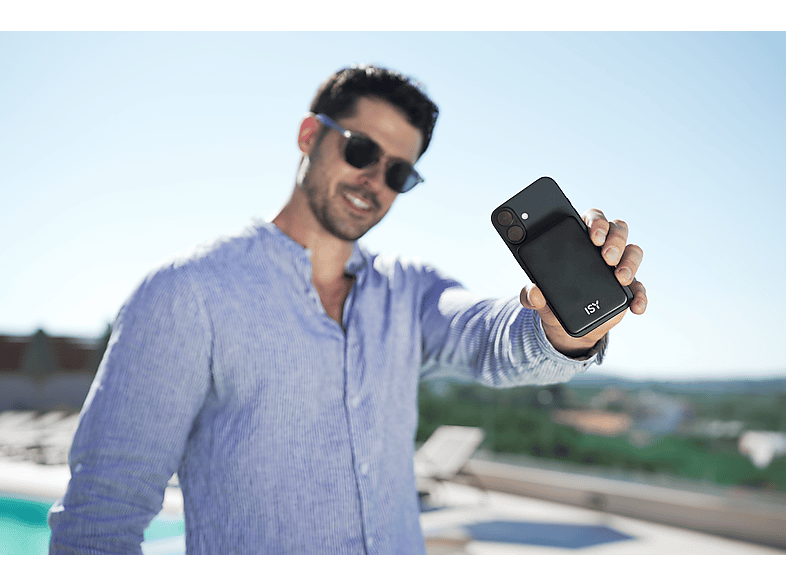 ISY IMC-10000 MagISY Powerbank 10000 mAh Schwarz