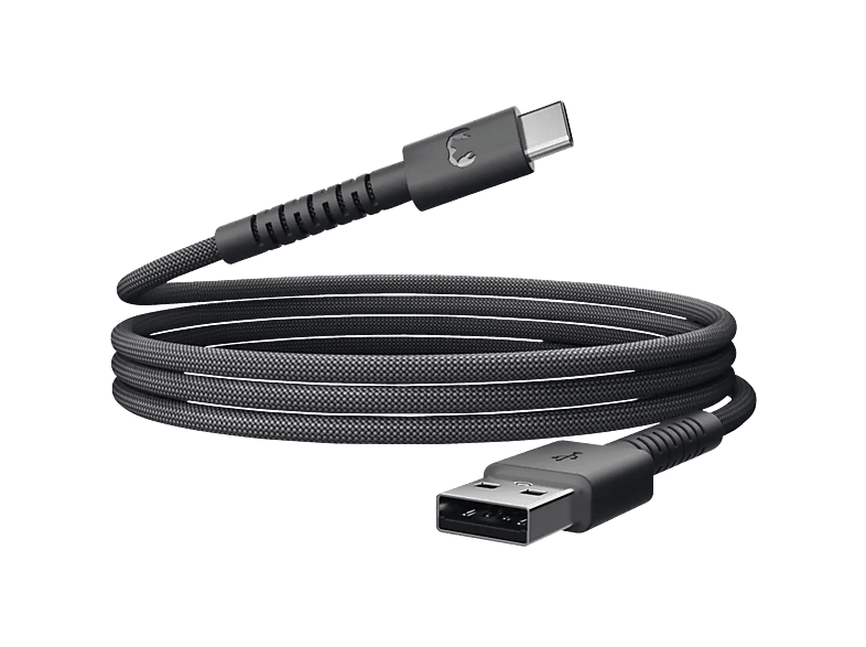 Fresh 'n Rebel Flexwave Silicone Braided Usb-a Naar Usb-c Usb-kabel 70 Cm Storm Grey afbeelding