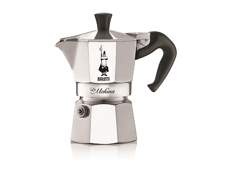 Moka Bialetti La Mokina, 1/2 tazza, Alluminio