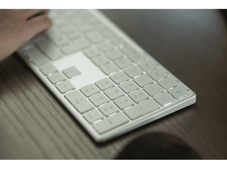 Thumbnail - ISY IKE-7200-WT, Tastatur, Scissor, kabellos, Weiß