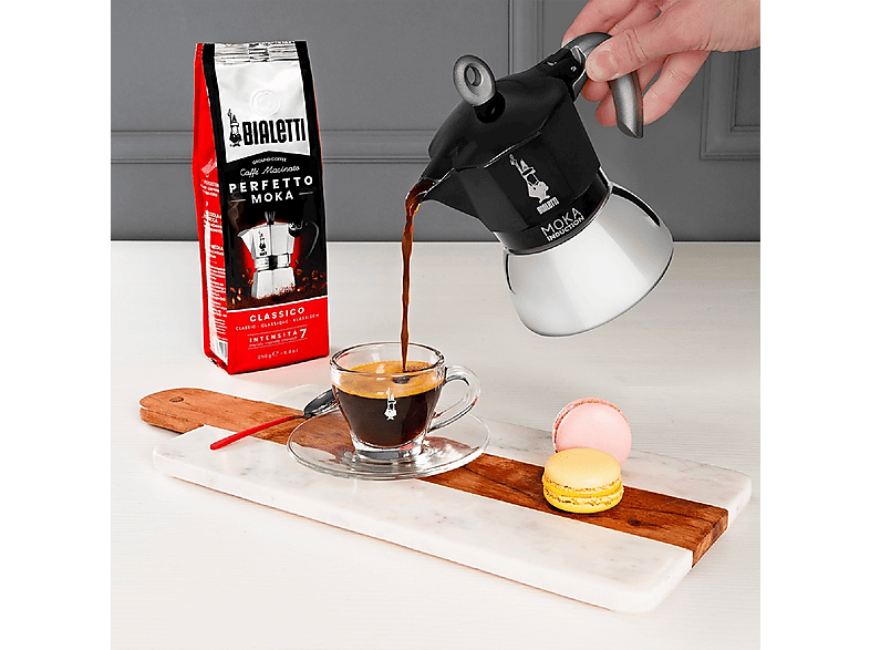 Cafettiera Moka, 2/4/6/9 Tazze Caffettiera Espresso in Acciaio Inox per