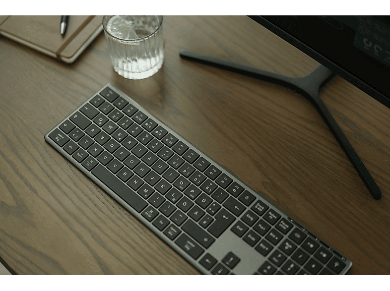 Thumbnail - ISY IKE-7200, Tastatur, Scissor, kabellos, Grau