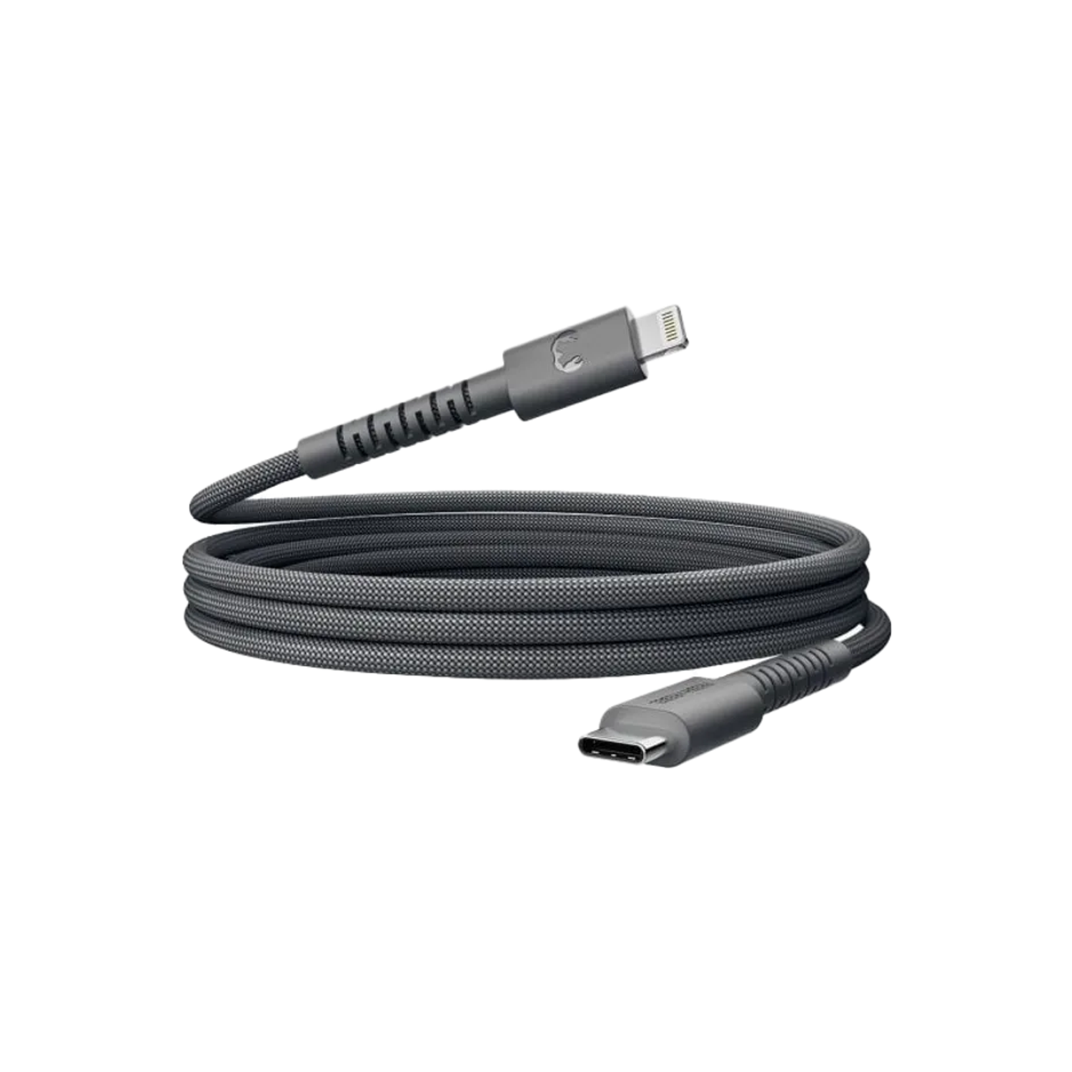 Fresh 'n Rebel Flexwave Silicone Braided Usb-c Naar Lightning Usb-kabel 2 M Storm Grey