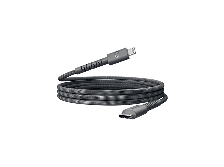 Fresh 'n Rebel Flexwave Câble USB-C vers Lightning en Silicone Tressé 2m Gris Tempête
