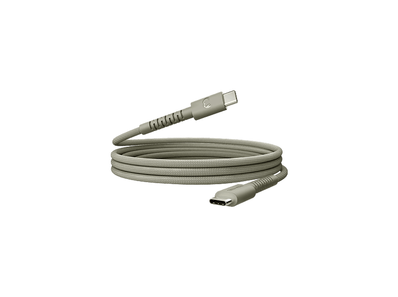 Fresh 'n Rebel Flexwave Silicone Braided 100w Usb-c Kabel 2 M Dried Green afbeelding