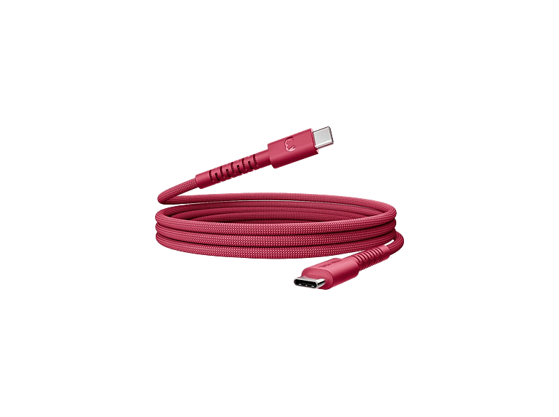 Fresh 'n Rebel Flexwave Silicone Braided 100w Usb-c Kabel 2 M Berry Red afbeelding