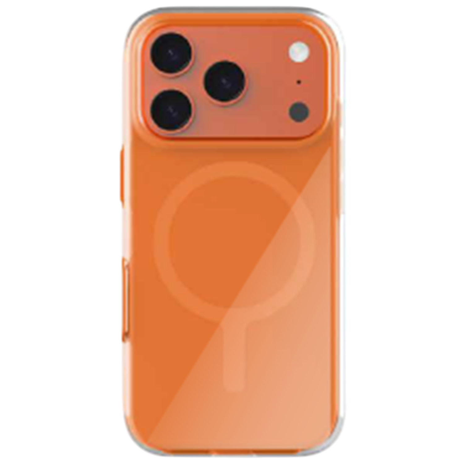 UNIQ iPhone 17 Pro Case Clario MagSafe Orange Telefoonhoesje voor Apple iPhone 17 Pro Oranje afbeelding