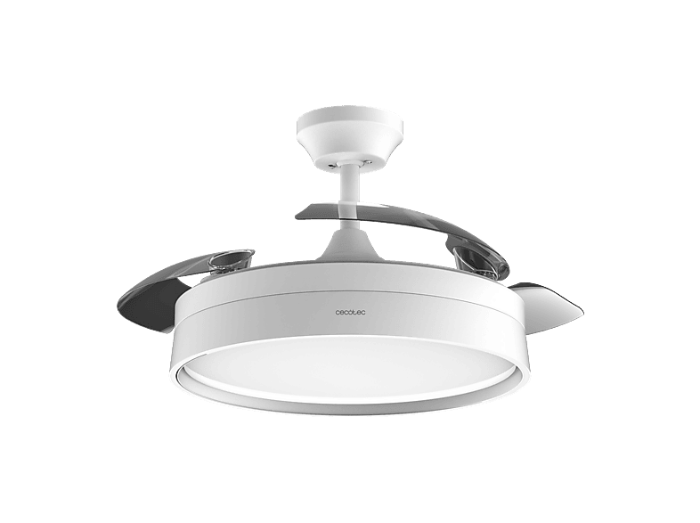 Ventilador de techo - Cecotec Energysilence Aero 4200 invisible, 35 W, 6 Velocidades, Blanco