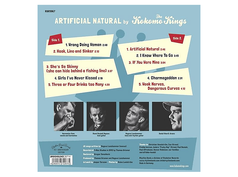 Thumbnail - The Kokomo Kings - Artificial Natural (Lim.Ed.) (LP (analog))