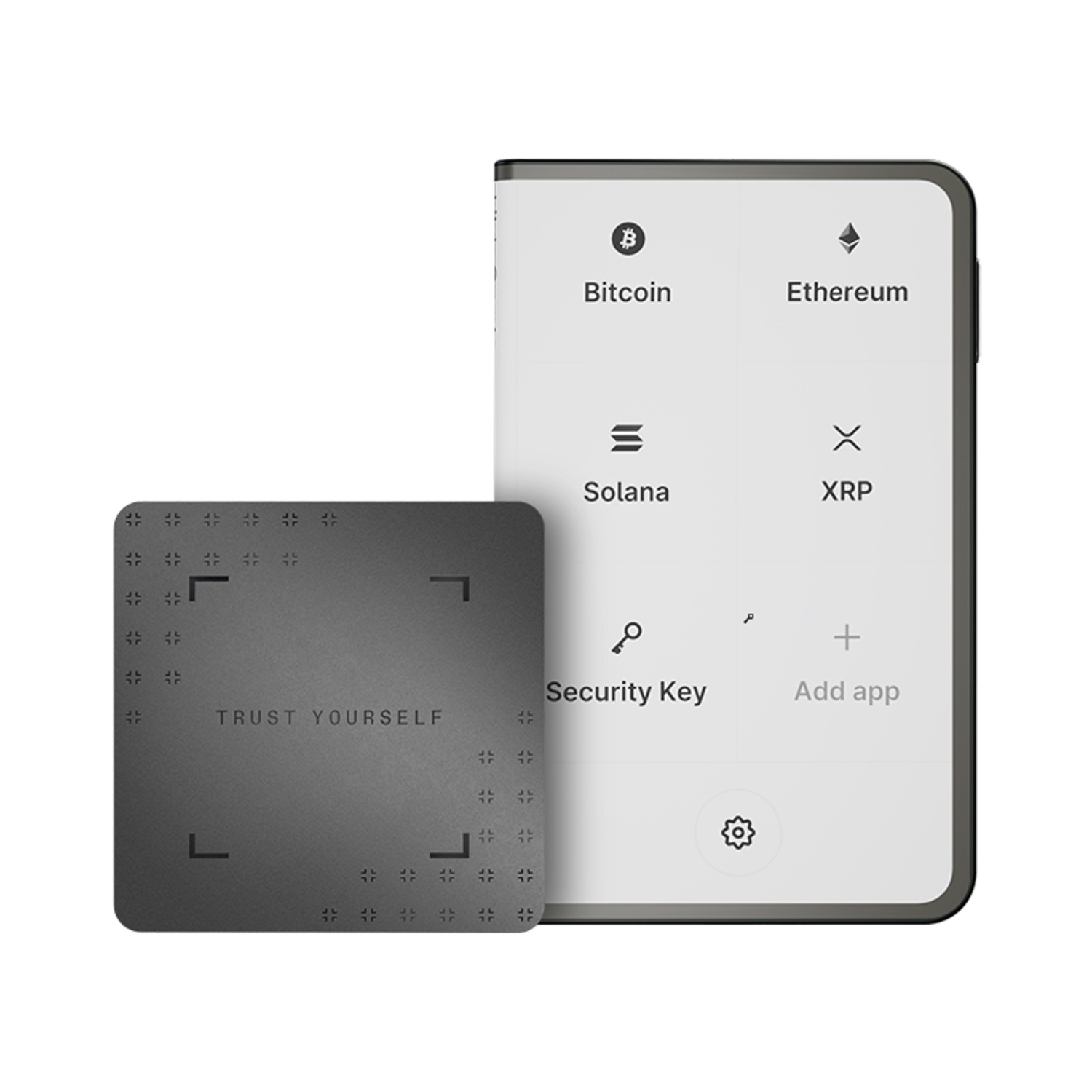 Portafogli hardware per criptovalute LEDGER STAX WITH RECOVERY KEY