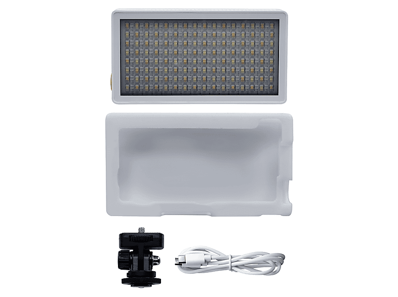 ROLLEI LUMIS 40 W RGB, LED Selfie Lampe, Weiß