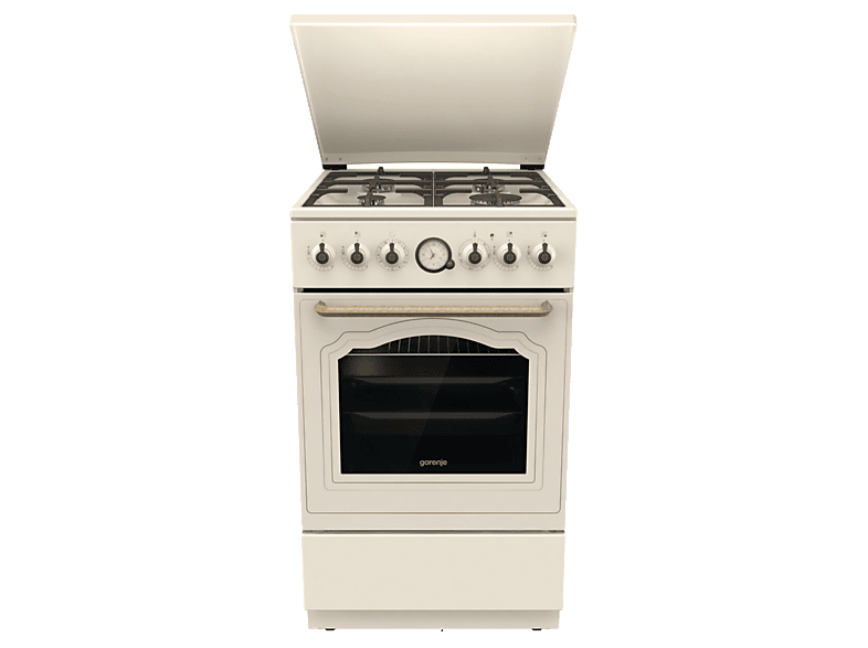 Kuchnia gazowo-elektryczna GORENJE GKS5B70CLI Kremowy