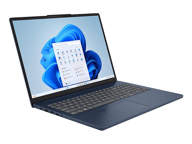LENOVO-IDEA IdeaPad Slim 3 16ARP10, Notebook, mit 16 Display, AMD Ryzen™ 5 7535HS Prozessor (16 MB Cache, bis zu 4.55 GHz), 24 GB RAM, 512 SSD, Radeon™ 660M, Cosmic Blue, Windows 11 Home