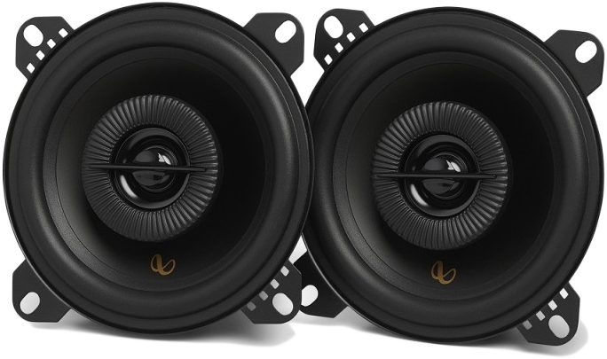INFINITY Alpha 403F 1 pár koaxiális autós hangszóró rács nélkül, Méret 4"/100mm, Telj. 40 W RMS, 320 csúcs