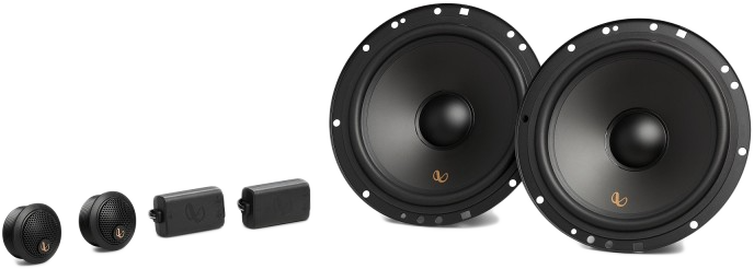 INFINITY Alpha 603CF 1 pár 2 utas komponens autós hangszóró rendszer rács nélkül, Méret 6,5"/165mm, 90 W RMS