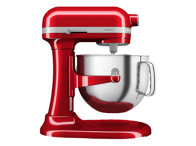 KITCHENAID 5KSM70SHX Küchenmaschine Liebesapfelrot (Rührschüsselkapazität: 6.6 l, 325 W)