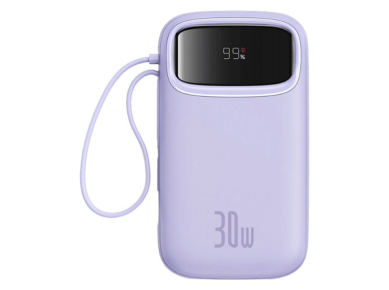 BASEUS QPow2 20.000 mAh 30W Taşınabilir Şarj Cihazı Mor Fiyat