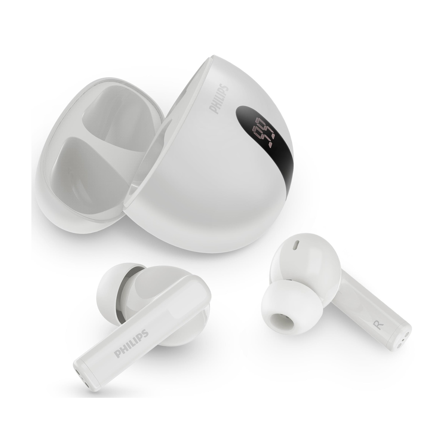 Philips Tat2520Wt/00 Auricolari Wireless, Bianco