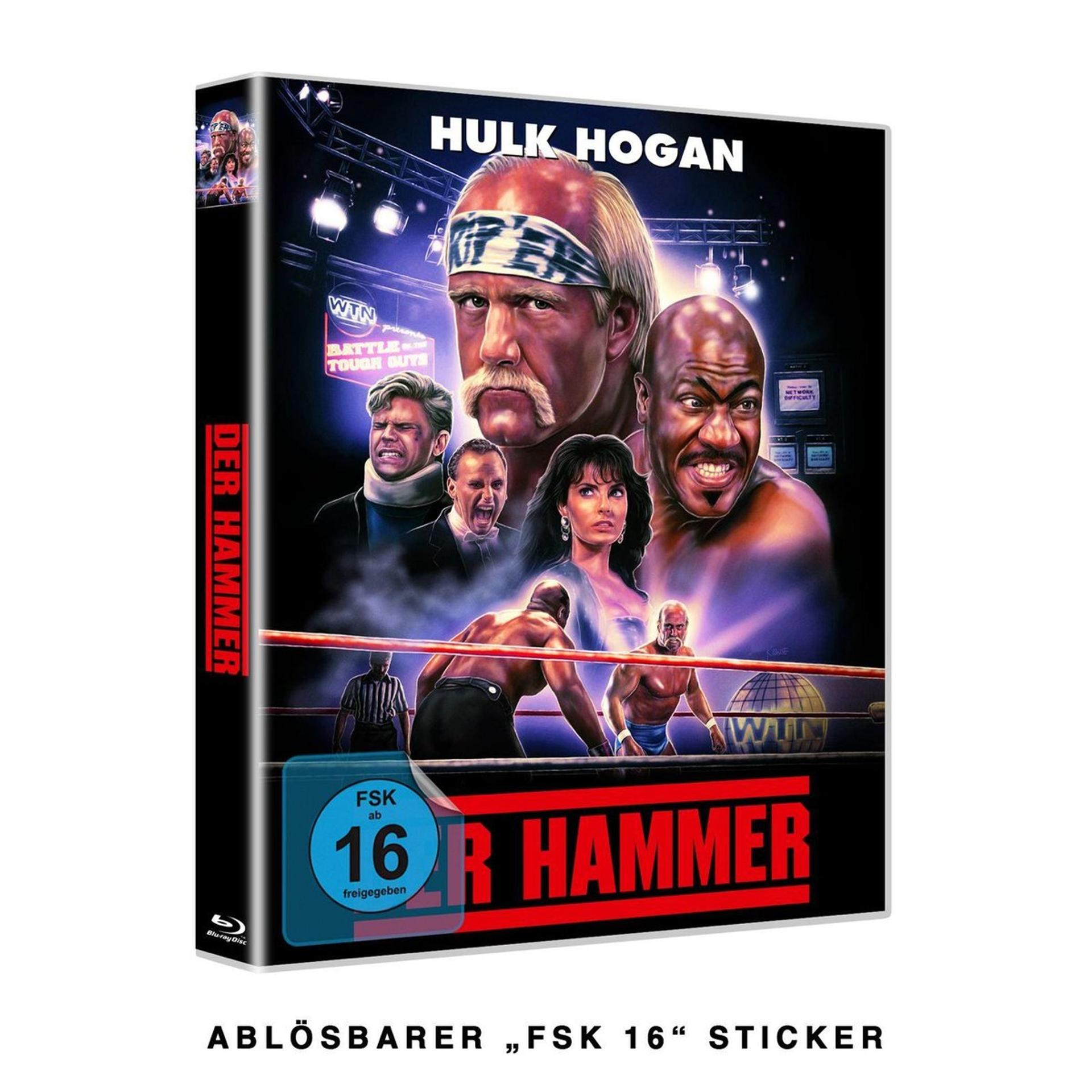 DVD-Cover des Hulk Hogan Wrestling-Films. Zeigt Hogan, andere Wrestler und einen Ring. Enthält einen FSK 16-Sticker.