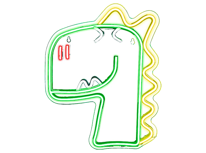 Wiszący neon LED SBS Dinozaur Wielokolorowy