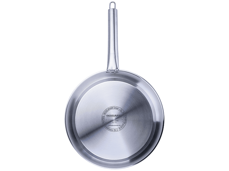 Fackelmann 66161 Pfanne (Edelstahl, passend für alle Herdarten, 24 cm, PFAS-frei) — Foto 3 von 3