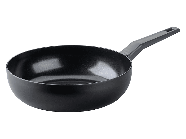 Fackelmann 66084 Statement Wokpfanne (Aluminium, passend für alle Herdarten, 28 cm, PFAS-frei)