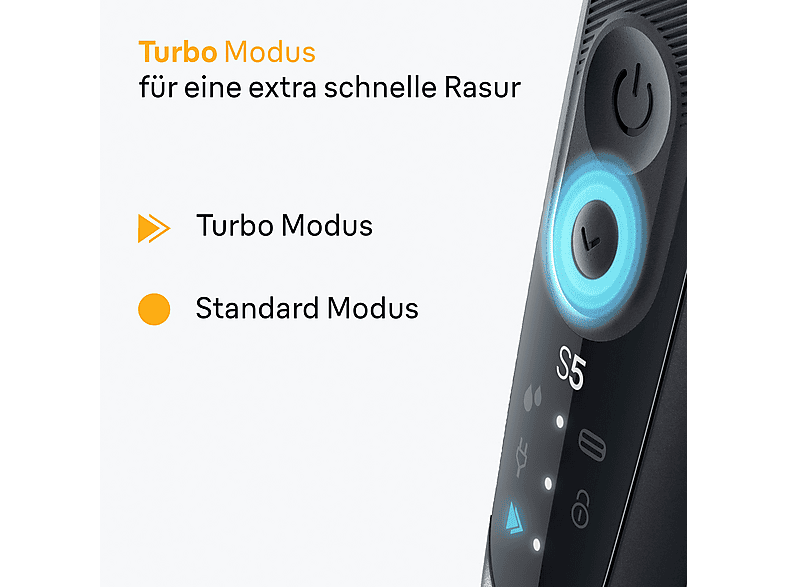 Thumbnail - BRAUN 52-B1650S Rasierer Series 5 Blau (EasyClean-System)