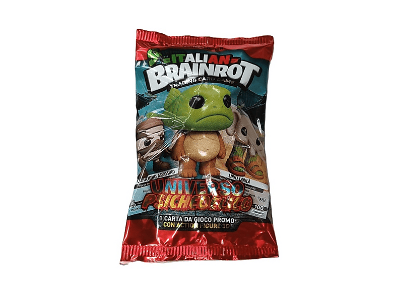 Portachiavi Brainrot Con Carta