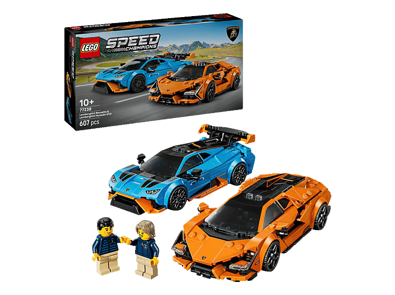Lego Speed Champions 77238 Lamborghini Revuelto und Huracán STO Bausatz