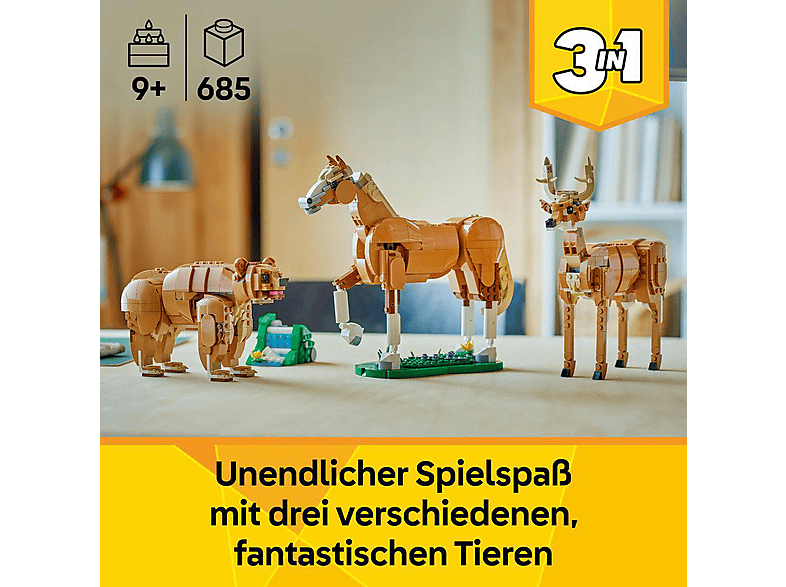 Thumbnail - LEGO Creator 31166 Prächtiges Ross Bausatz, Mehrfarbig