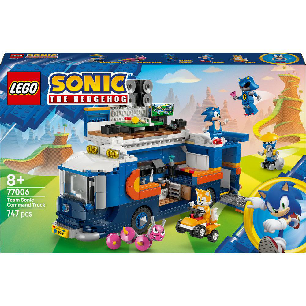 LEGO Sonic 77006 Team Sonics Kommando-Truck Bausatz, Mehrfarbig