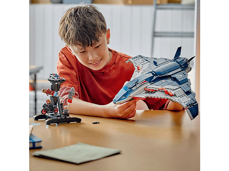 Thumbnail - LEGO Super Heroes 76325 Avengers: Age of Ultron Quinjet Bausatz, Mehrfarbig