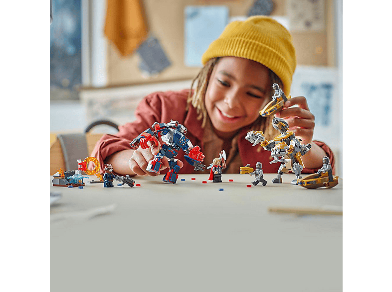 LEGO Super Heroes 76322 Avengers: Endgame Thor vs. Chitauri Bausatz, Mehrfarbig