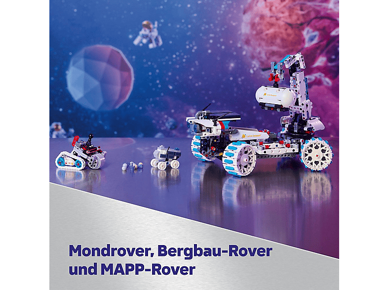 LEGO Technic 42211 Lunar Outpost Mondrover-Raumfahrzeug Bausatz, Mehrfarbig