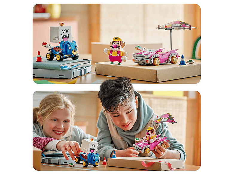 LEGO Super Mario™ 72038 Mario Kart – Wario & König Buu Huu Bausatz, Mehrfarbig
