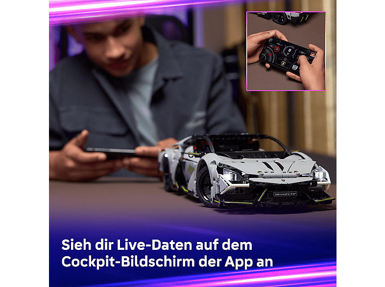 Lego Technic 42214 Lamborghini Revuelto Supersportwagen Bausatz — Foto 5 von 5
