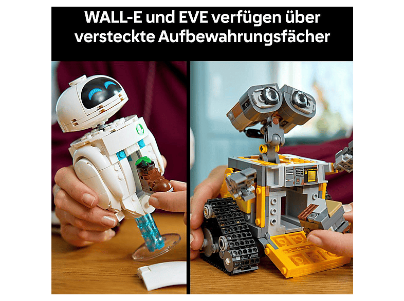 Lego Disney Pixar 43279 Wall-E und EVE Bausatz — Foto 3 von 5