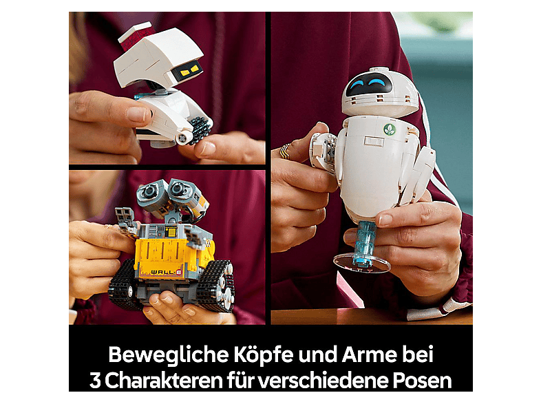 Lego Disney Pixar 43279 Wall-E und EVE Bausatz — Foto 4 von 5