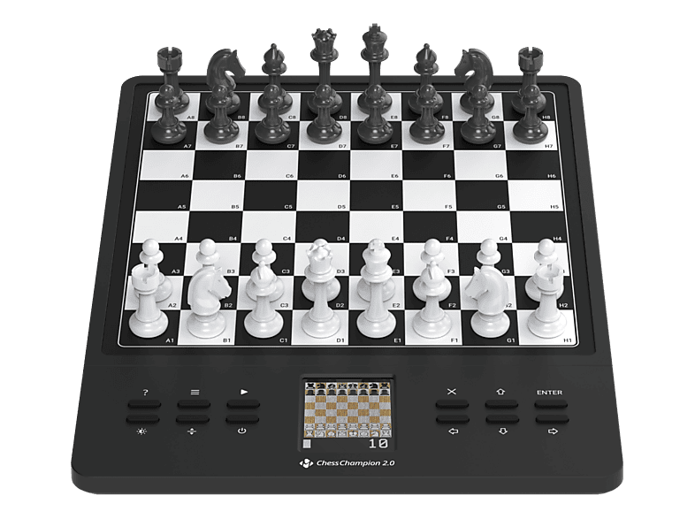 MILLENNIUM ChessChampion 2.0 Schachcomputer, Schwarz/Weiss