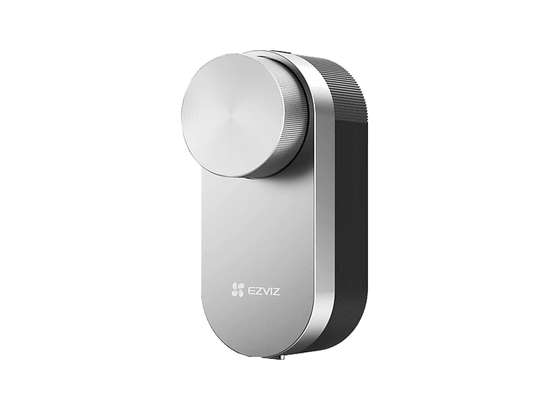 Cerradura electrónica - Ezviz DL01 Pro, Aluminio, Desbloqueo sin llave, Bloqueo automático, Alerta de puerta abierta, Plata