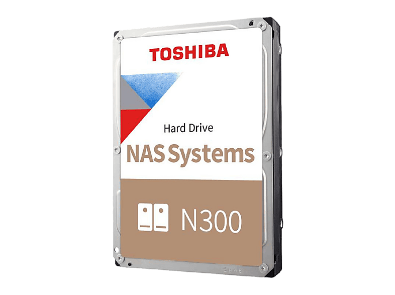 Servidor NAS - Toshiba N300, Memoria interna, 14 TB, 6 Gbit/s, Buffer 512MB, Plata