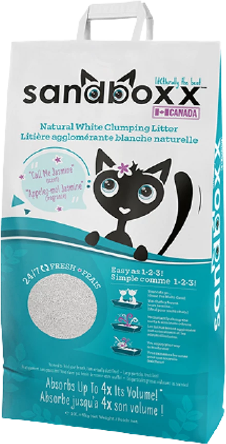 SANDBOXX Ultra premium macskaalom, jázmin, 10 liter