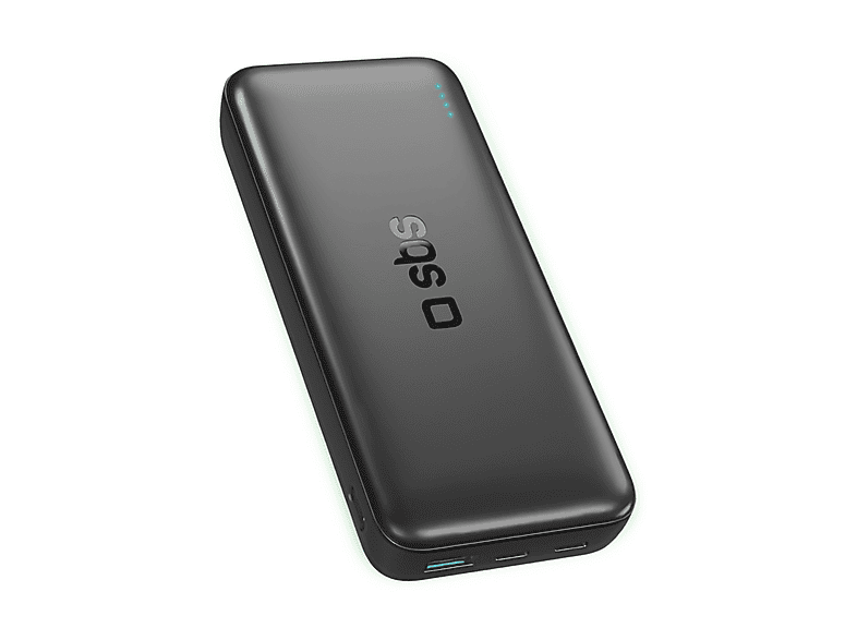 Power Bank SBS 20.000mAh Ultra durevole 20.000 mAh, Nero