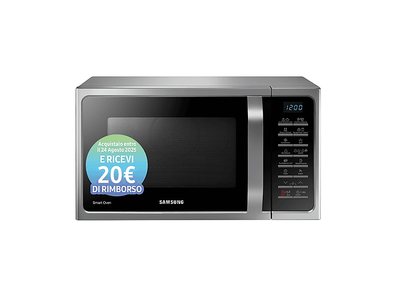 Samsung Mc28H5015As/Et Microonde, 900 W, 28 l