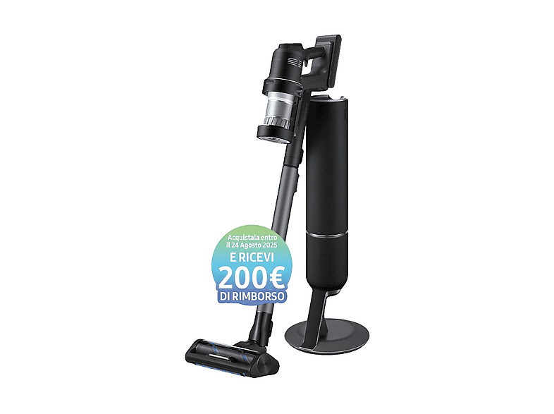 Samsung Vs28C9784Qk/Wa scopa elettrica senza filo, Senza sacco, 730 W Scopa Ricaricabile