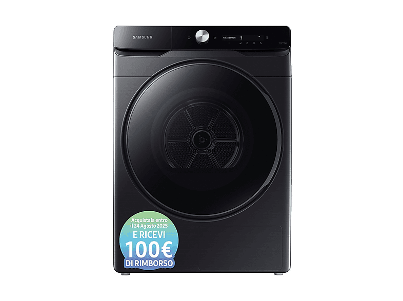 Samsung Dv16Dg8600Bvu3 asciugatrice, 84,4 cm, Classe C